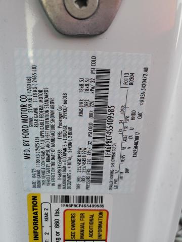 Продаж на аукціоні авто 2025 Ford Mustang, vin: 1FA6P8CF4S5409585, номер лоту: 93344895