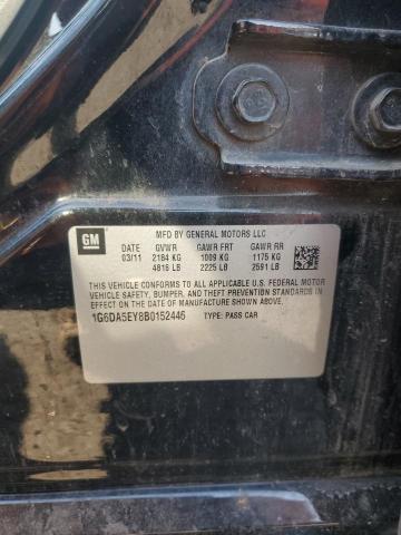 Aukcja sprzedaży 2011 Cadillac Cts, vin: 1G6DA5EY8B0152446, numer aukcji: 91582295
