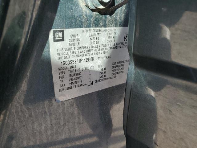 Aukcja sprzedaży 2015 Chevrolet Colorado, vin: 1GCGSBE31F1129908, numer aukcji: 91305455
