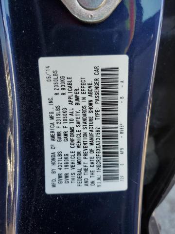 2014 Honda Accord მანქანა იყიდება აუქციონზე, vin: 1HGCR2F8XEA237562, აუქციონის ნომერი: 93020955