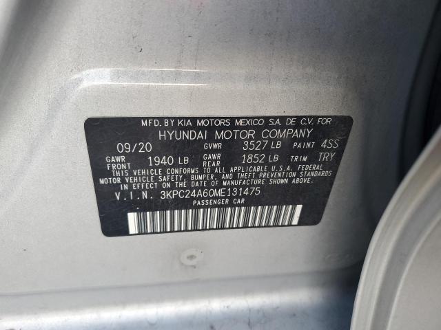 2021 Hyundai Accent Se მანქანა იყიდება აუქციონზე, vin: 3KPC24A60ME131475, აუქციონის ნომერი: 93460785