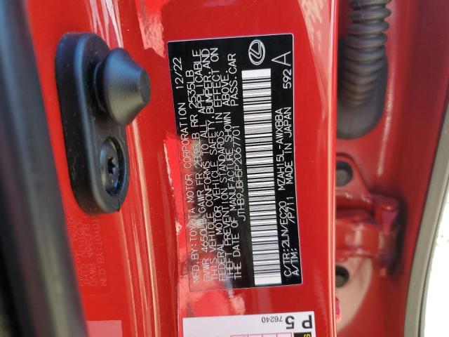 91264265 :رقم المزاد ، JTHB9JBH5P2067701 vin ، 2023 Lexus Ux مزاد بيع