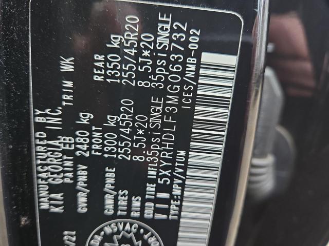 2021 Kia Sorento Ex მანქანა იყიდება აუქციონზე, vin: 5XYRHDLF3MG063732, აუქციონის ნომერი: 90011355