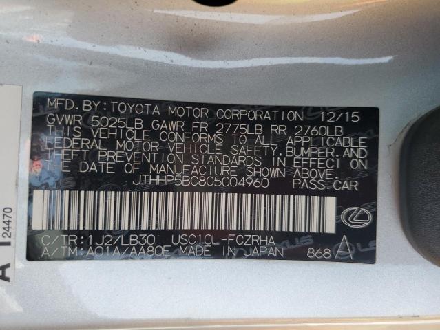 Продажа на аукционе авто 2016 Lexus Rc-f, vin: JTHHP5BC8G5004960, номер лота: 91605005