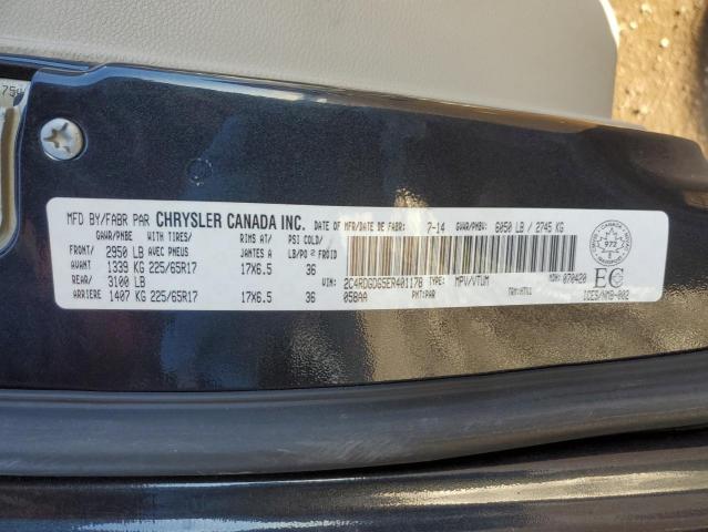 92408395 :رقم المزاد ، 2C4RDGDG5ER401178 vin ، 2014 Dodge Grand Caravan مزاد بيع
