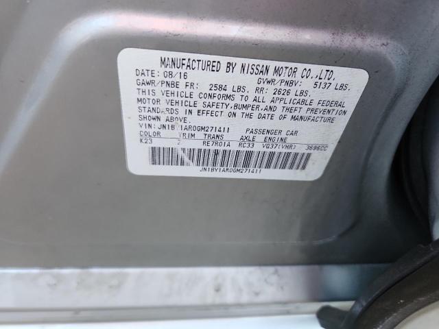 Aukcja sprzedaży 2016 Infiniti Q70, vin: JN1BY1AR0GM271411, numer aukcji: 93064875