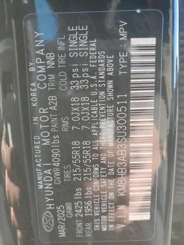 2025 Hyundai Kona მანქანა იყიდება აუქციონზე, vin: KM8HB3AB3SU300511, აუქციონის ნომერი: 91705015