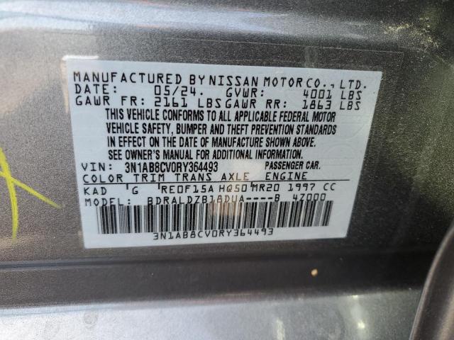 Продажа на аукционе авто 2024 Nissan Sentra Sv, vin: 3N1AB8CV0RY364493, номер лота: 93473635