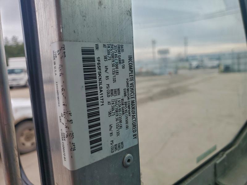 Продажа на аукционе авто 2020 Ford F59, vin: 1F65F5KN3L0A11771, номер лота: 92842145