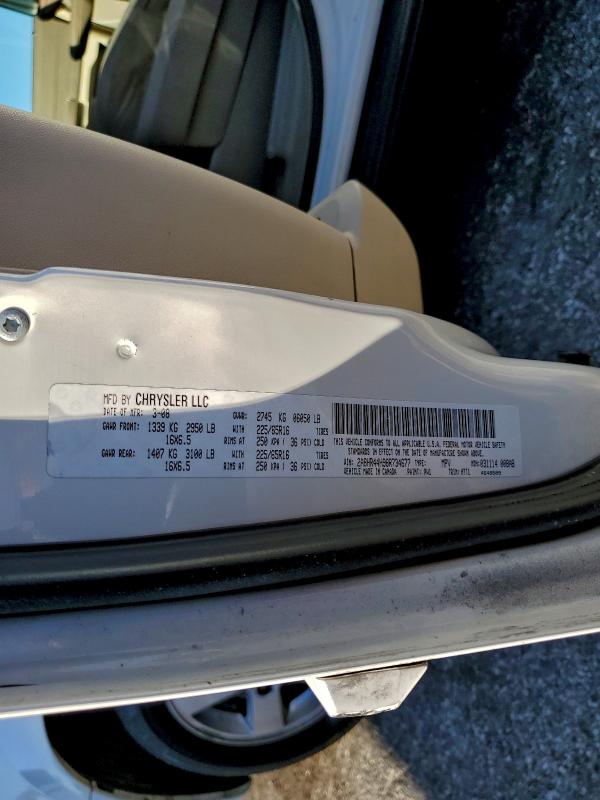 Продажа на аукционе авто 2008 Chrysler Town & Country, vin: 2A8HR44H98R734677, номер лота: 94533265