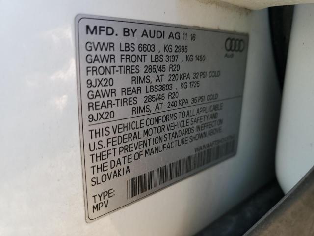 Продаж на аукціоні авто 2017 Audi Q7, vin: WA1VAAF73HD037541, номер лоту: 91119785