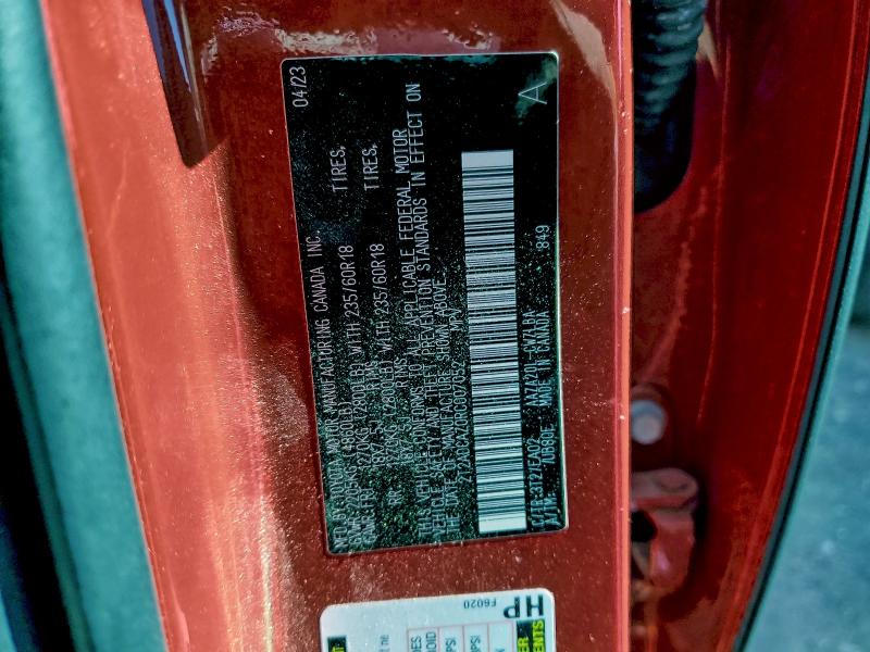 94107975 :رقم المزاد ، 2T2ADCAZ0RC007052 vin ، 2024 Lexus Nx 250 Bas مزاد بيع