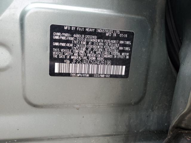 Продажа на аукционе авто 2016 Subaru Forester, vin: JF2SJADC5GH426196, номер лота: 91037935