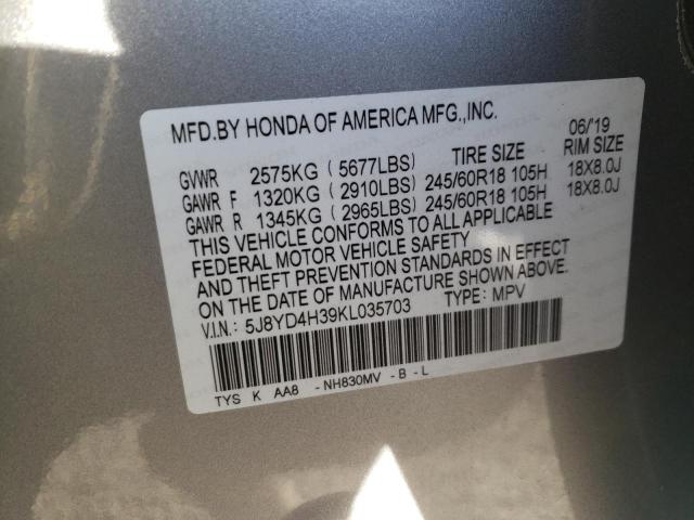 Aukcja sprzedaży 2019 Acura Mdx, vin: 5J8YD4H39KL035703, numer aukcji: 79919093