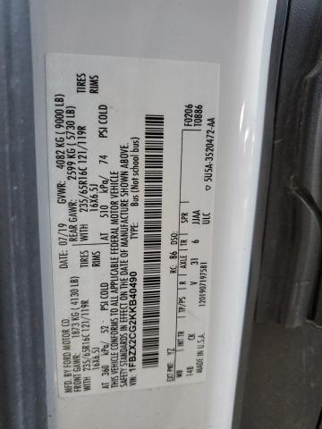 79978533 :رقم المزاد ، 1FBZX2CG2KKB40490 vin ، 2019 Ford Transit T-350 مزاد بيع