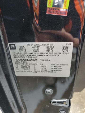 82024253 :رقم المزاد ، 1GKKRPED0CJ298684 vin ، 2012 Gmc Acadia Sle مزاد بيع