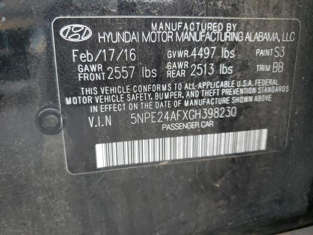 Aukcja sprzedaży 2016 Hyundai Sonata Se, vin: 5NPE24AFXGH398230, numer aukcji: 81392133