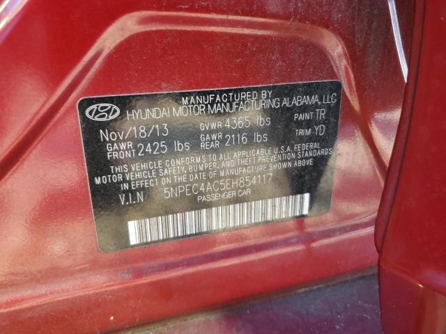 79232653 :رقم المزاد ، 5NPEC4AC5EH854117 vin ، 2014 Hyundai Sonata Se مزاد بيع