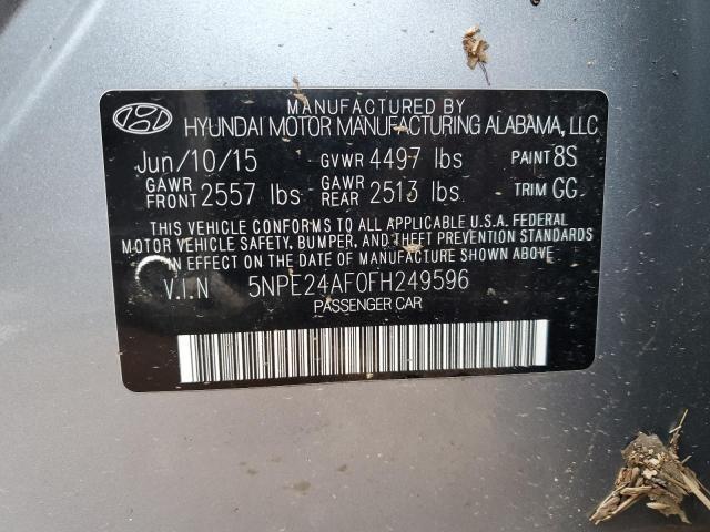 Aukcja sprzedaży 2015 Hyundai Sonata, vin: 5NPE24AF0FH249596, numer aukcji: 82554883