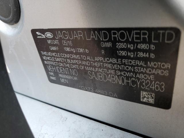81562163 :رقم المزاد ، SAJBD4BN0HCY32463 vin ، 2017 Jaguar Xf Premium مزاد بيع