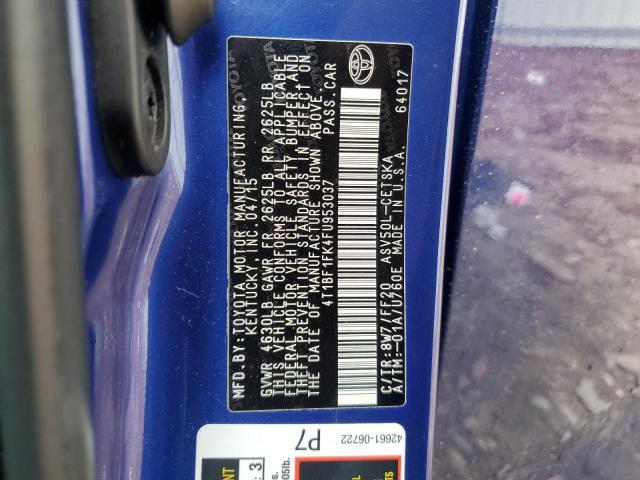 82082413 :رقم المزاد ، 4T1BF1FK4FU953037 vin ، 2015 Toyota Camry Le مزاد بيع