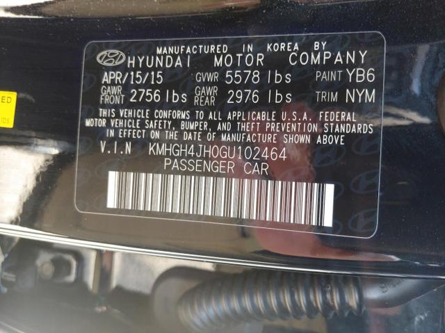 Продаж на аукціоні авто 2016 Hyundai Equus Signature, vin: KMHGH4JH0GU102464, номер лоту: 79676613