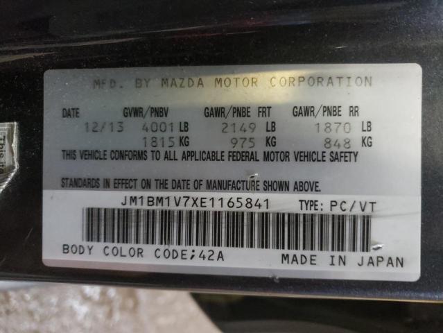 Aukcja sprzedaży 2014 Mazda 3 Touring, vin: JM1BM1V7XE1165841, numer aukcji: 80101233