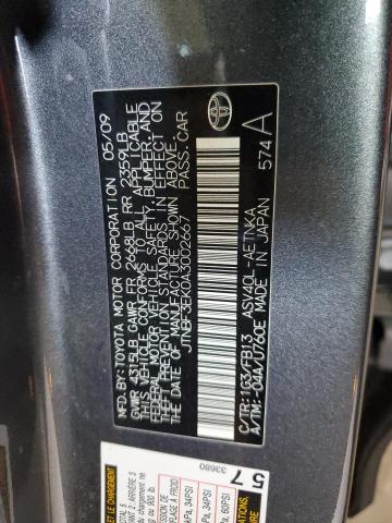 81904773 :رقم المزاد ، JTNBF3EK0A3002667 vin ، 2010 Toyota Camry Base مزاد بيع