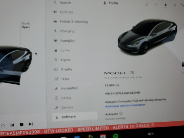 Aukcja sprzedaży 2021 Tesla Model 3, vin: 5YJ3E1EA5MF093398, numer aukcji: 80527543