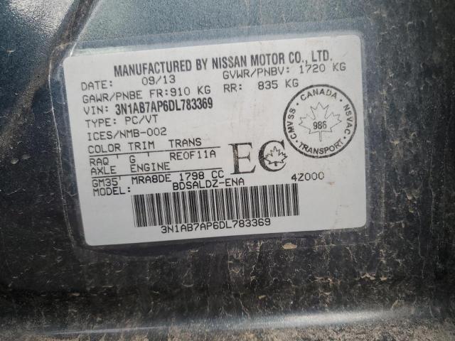 Aukcja sprzedaży 2013 Nissan Sentra, vin: 3N1AB7AP6DL783369, numer aukcji: 80901823