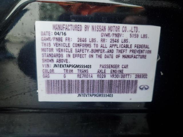 Auction sale of the 2016 Infiniti Q50 Premium, vin: JN1EV7AP9GM555403, lot number: 82152543