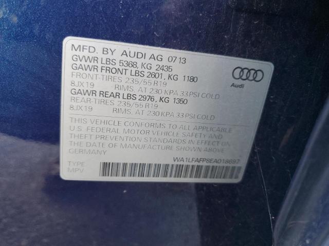 Aukcja sprzedaży 2014 Audi Q5 Premium Plus, vin: WA1LFAFP8EA018697, numer aukcji: 78301493