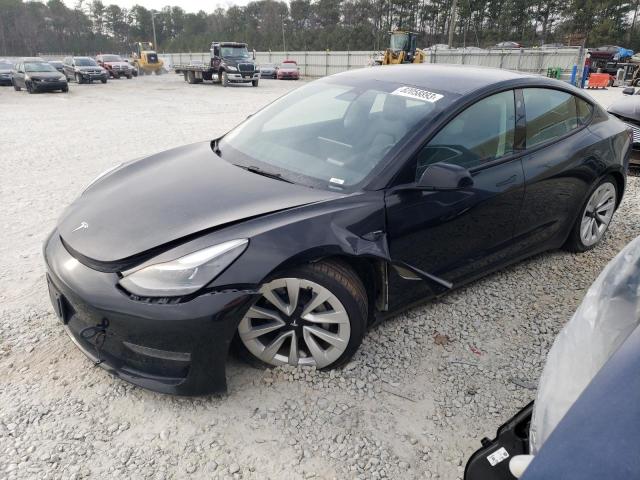 2022 Tesla Model 3 მანქანა იყიდება აუქციონზე, vin: 5YJ3E1EB4NF192305, აუქციონის ნომერი: 82058893