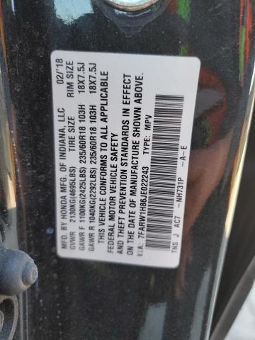 79677523 :رقم المزاد ، 7FARW1H86JE022243 vin ، 2018 Honda Cr-v Exl مزاد بيع