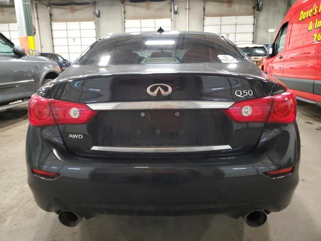 81798173 :رقم المزاد ، JN1BV7AR9EM706385 vin ، 2014 Infiniti Q50 Base مزاد بيع