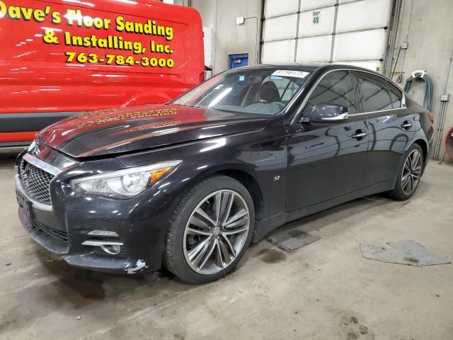 81798173 :رقم المزاد ، JN1BV7AR9EM706385 vin ، 2014 Infiniti Q50 Base مزاد بيع