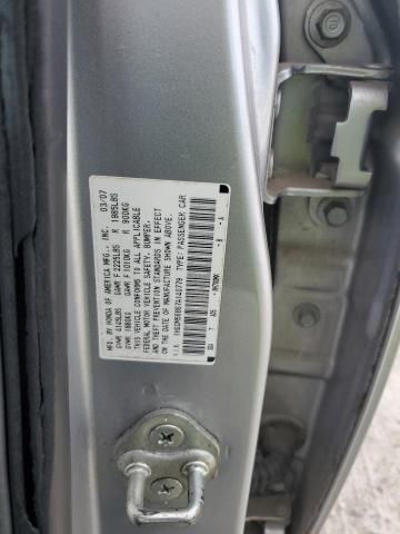 Aukcja sprzedaży 2007 Honda Accord Ex, vin: 1HGCM56867A140779, numer aukcji: 80945373