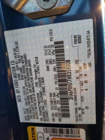 Продажа на аукционе авто 2017 Ford Fusion Se, vin: 3FA6P0H77HR359208, номер лота: 81327543