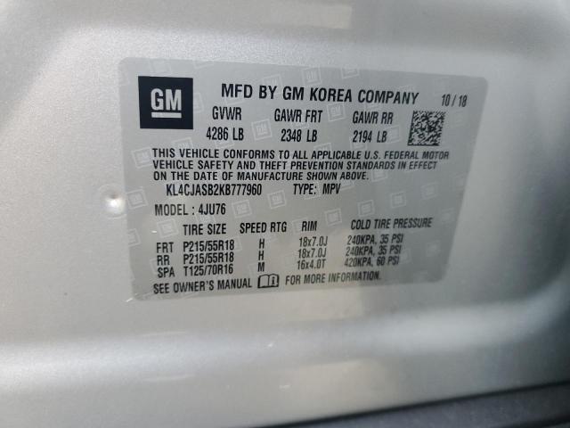Aukcja sprzedaży 2019 Buick Encore Preferred, vin: KL4CJASB2KB777960, numer aukcji: 80512043
