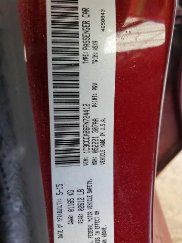 78514353 :رقم المزاد ، 1C3CCCAB6FN724412 vin ، 2015 Chrysler 200 مزاد بيع