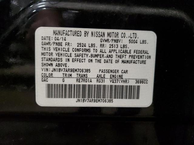81798173 :رقم المزاد ، JN1BV7AR9EM706385 vin ، 2014 Infiniti Q50 Base مزاد بيع