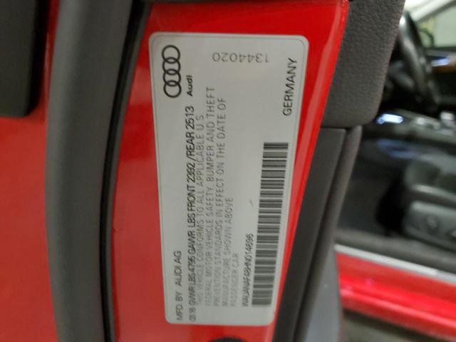 2017 Audi A4 Premium მანქანა იყიდება აუქციონზე, vin: WAUANAF48HN014696, აუქციონის ნომერი: 81416433