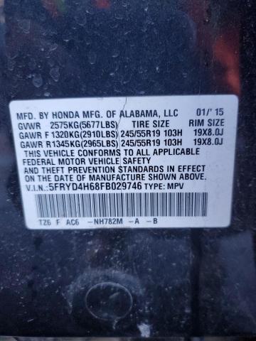 2015 Acura Mdx Technology მანქანა იყიდება აუქციონზე, vin: 5FRYD4H68FB029746, აუქციონის ნომერი: 81509013