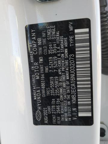 Продажа на аукционе авто 2022 Hyundai Tucson, vin: KM8JECA16NU032073, номер лота: 79255583