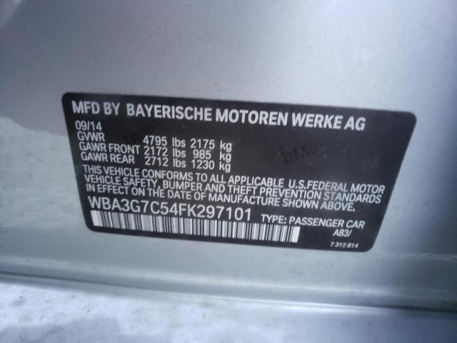2015 Bmw 328 Xi მანქანა იყიდება აუქციონზე, vin: WBA3G7C54FK297101, აუქციონის ნომერი: 80922323