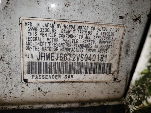 Продаж на аукціоні авто 1997 Honda Civic Lx, vin: JHMEJ6672VS040181, номер лоту: 79531923