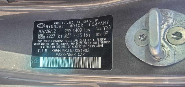 Продажа на аукционе авто 2013 Hyundai Genesis Coupe 3.8l, vin: KMHHU6KJ1DU094982, номер лота: 82408573