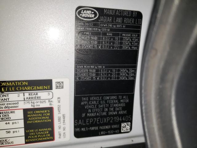 78648563 :رقم المزاد ، SALEP7EUXP2194405 vin ، 2023 Land Rover Defender 110 Se مزاد بيع
