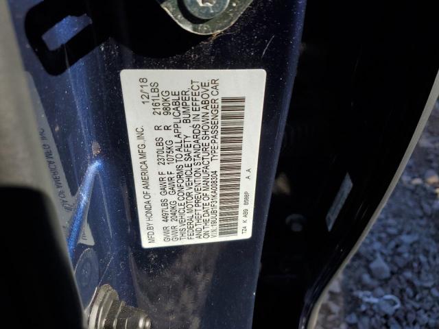 Aukcja sprzedaży 2019 Acura Tlx, vin: 19UUB1F31KA008304, numer aukcji: 78067093