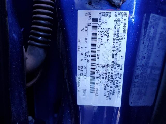 80909253 :رقم المزاد ، 1FAHP3N25CL267234 vin ، 2012 Ford Focus Titanium مزاد بيع